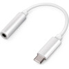 Setty Adapter USB-C - Audio Jack 3,5mm white