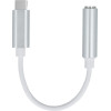 Setty Adapter USB-C - Audio Jack 3,5mm white