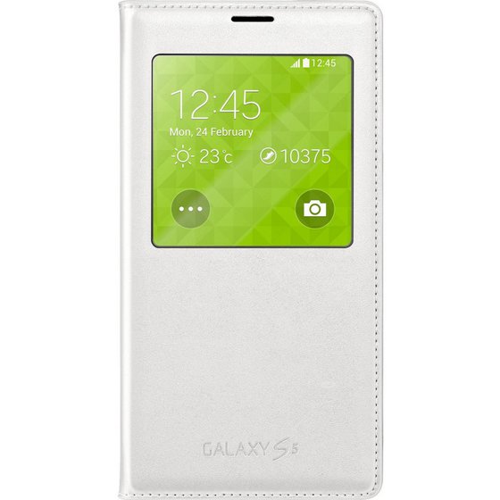 ���� SAMSUNG GALAXY S5 G900 EF-CG900BWEGWW VIEW FLIP COVER WHITE