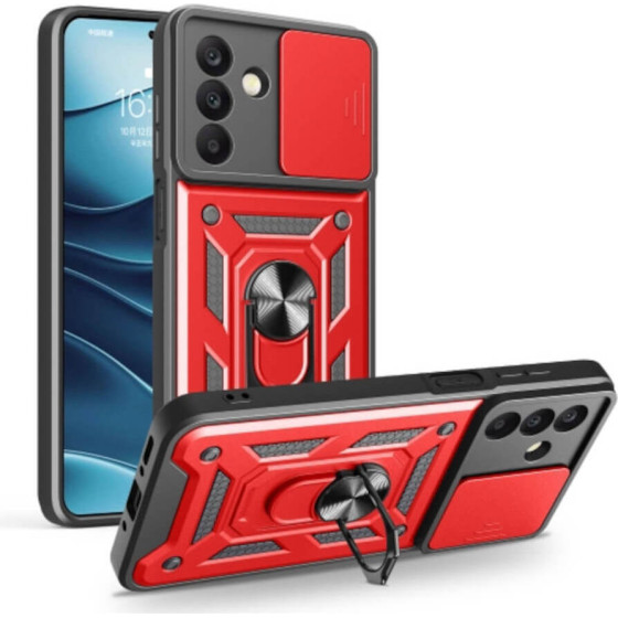Bodycell Armor Slide Cover Case Samsung A26 5G Red - (BA-00493)