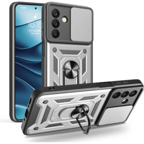 Bodycell Armor Slide Cover Case Samsung A26 5G Silver - (BA-00494)
