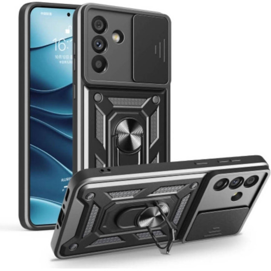 Bodycell Armor Slide Cover Case Samsung A56 5G Black - (BA-00498)