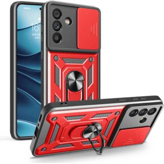 Bodycell Armor Slide Cover Case Samsung A56 5G Red - (BA-00499)