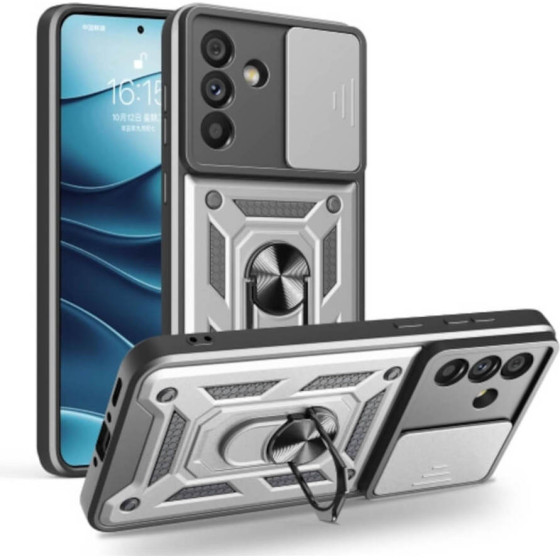 Bodycell Armor Slide Cover Case Samsung A56 5G Silver - (BA-00500)