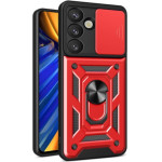 Bodycell Armor Slide Cover Case Samsung S25 5G Red - (BA-00502)