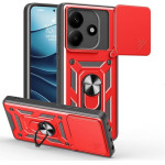 Bodycell Armor Slide Cover Case Xiaomi Note 14 4G Red - (BA-00511)