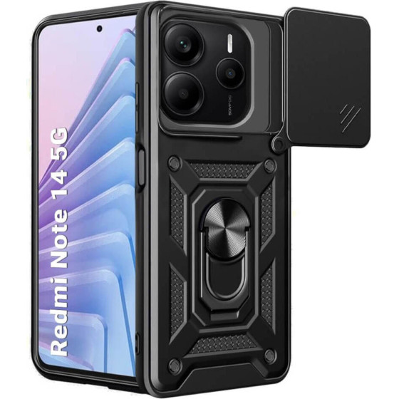 Bodycell Armor Slide Cover Case Xiaomi Note 14 5G Black - (BA-00513)
