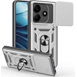 Bodycell Armor Slide Cover Case Xiaomi Note 14 5G Silver - (BA-00515)