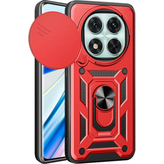 Bodycell Armor Slide Cover Case Xiaomi Note 14 Pro 4G Red - (BA-00517)
