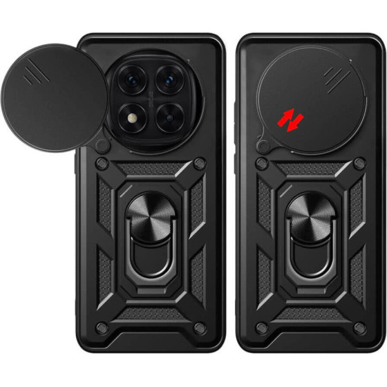 Bodycell Armor Slide Cover Case Xiaomi Note 14 Pro 5G/Poco X7 Black - (BA-00519)