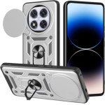 Bodycell Armor Slide Cover Case Xiaomi Note 14 Pro Plus 5G Silver - (BA-00524)