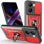 Bodycell Armor Slide Cover Case Xiaomi Poco X7 Pro Red - (BA-00526)