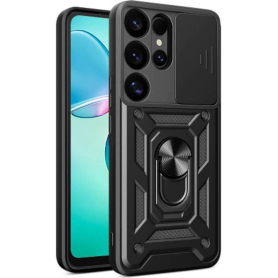 Bodycell Armor Slide Cover Case Samsung S25 Ultra 5G Black - (BA-00507)