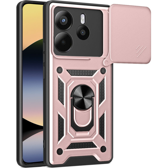 Techsuit - Camshield Series - Xiaomi Redmi Note 14 4G (163.25 x 76.55 x 8.16mm) - Rose Gold