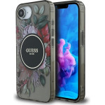 Guess Iml Flowers Magsafe - Case For Iphone 16e (black) - (GUHMPSE4HFWBRCEK)