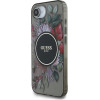 Guess Iml Flowers Magsafe - Case For Iphone 16e (black) - (GUHMPSE4HFWBRCEK)