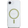 Guess Iml Glitter Circle Magsafe - Case For Iphone 16e (transparent) - (GUHMPSE4HFGERET)