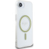 Guess Iml Glitter Circle Magsafe - Case For Iphone 16e (transparent) - (GUHMPSE4HFGERET)