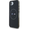 BMW Case For Iphone 16e (Se 4 2025) Compatible With Magsafe BMHMPSE424HBmkh (Iml Metal White Circle) black