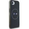 BMW Case For Iphone 16e (Se 4 2025) Compatible With Magsafe BMHMPSE424HBmkh (Iml Metal White Circle) black