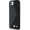 BMW Case For Iphone 16e (Se 4 2025) Compatible With Magsafe BMHMPSE424PUocsk (Pu Oversized Stripes) black