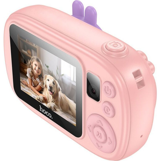 Hoco Children Camera With Selfie Function DV205 pink