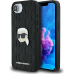 Karl Lagerfeld Case For Iphone 16e (Se 4 2025) KLHCPSE4PGklkipk (Pu Monogram K. Head Pin) black