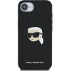 Karl Lagerfeld Case For Iphone 16e (Se 4 2025) KLHCPSE4PGklkipk (Pu Monogram K. Head Pin) black