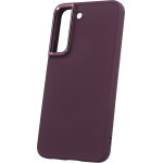 Satin Case For Samsung Galaxy S22 burgundy