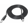 Usb Printer Cable - A-Male To B-Male Cord 1.5m Black Tfo Supplies Line