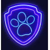 Psi Patrol Hanging Neon Led Paw Patrol On Plexiglass - Paw OW-130246
