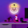 Psi Patrol Hanging Neon Led Paw Patrol On Plexiglass - Rubble OW-130446