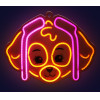 Psi Patrol Hanging Neon Led Paw Patrol On Plexiglass - Skye OW-130546