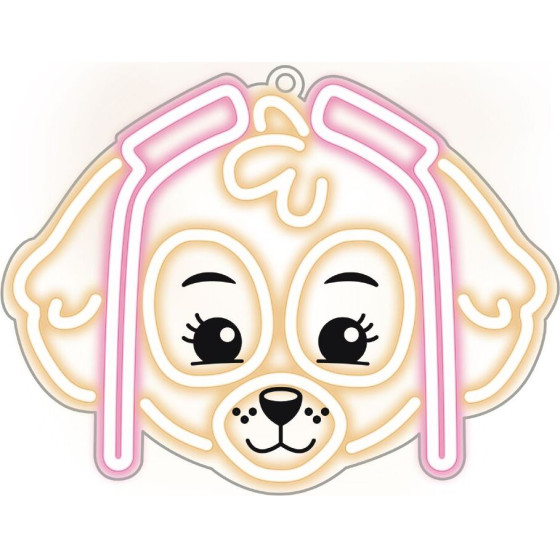 Psi Patrol Hanging Neon Led Paw Patrol On Plexiglass - Skye OW-130546