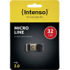 Intenso Usb 2.0 Stick 32GB Micro Line Black - (3500480)