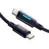 Baseus Lit Cable USB-C - USB-C 1m 100W Cosmic Black