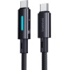 Baseus Lit Cable USB-C - USB-C 1m 100W Cosmic Black