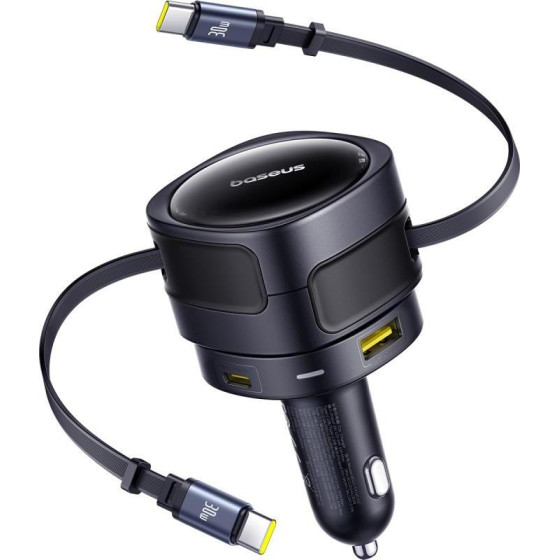 Baseus Pd Car Charger 2x Usb Port 90W black