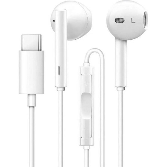 Huawei original wire earphones Type C with microphone CM33 white bulk