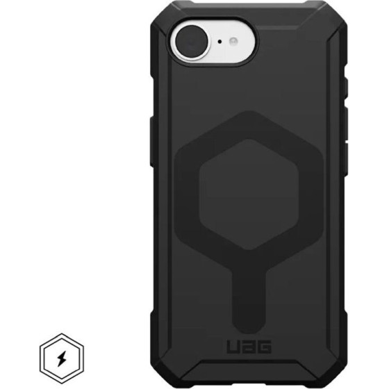 Urban Armor Gear UAG case ESSENTIAL ARMOR compatible with MagSafe for IPHONE 16e black
