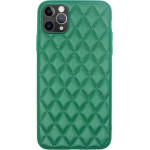 Vivid Diamond Shape Pu Leather Case Apple Iphone 11 Pro Green - (CS-Sp Case 2-2403002)