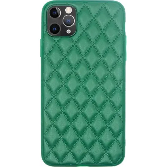 Vivid Diamond Shape Pu Leather Case Apple Iphone 11 Pro Green - (CS-Sp Case 2-2403002)