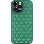 Vivid Diamond Shape Pu Leather Case Apple Iphone 13 Pro Max Green - (CS-Sp Case 2-2403005)