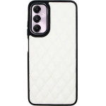 Vivid Diamond Shape Pu Leather Case Samsung Galaxy A05s White - (CS-Sp Case 1-2403002)
