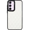 Vivid Diamond Shape Pu Leather Case Samsung Galaxy A35 5G White - (CS-Sp Case 1-2403004)