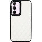 Vivid Diamond Shape Pu Leather Case Samsung Galaxy A35 5G White - (CS-Sp Case 1-2403004)