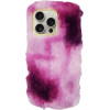 Vivid Fluffy Plush Case Apple Iphone 16 Pro Max Pink - (CS-FR-3-2409003)