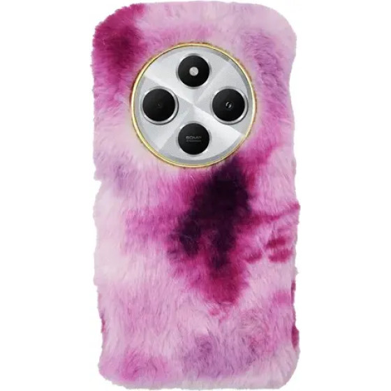 Vivid Fluffy Plush Case Redmi 14C 4G Pink - (CS-FR-3-2409004)