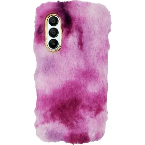 Vivid Fluffy Plush Case Samsung Galaxy A16 Pink - (CS-FR-3-2409005)