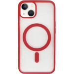 Vivid Magsafe Silicone Case Apple Iphone 13 Transparent/Red - (CS-Mgs Tr 4-2403002)